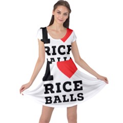 I Love Rice Balls Cap Sleeve Dress by ilovewhateva