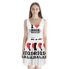 I Love Rice Balls Split Back Mini Dress  by ilovewhateva