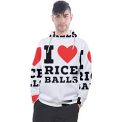 I Love Rice Balls Men s Pullover Hoodie by ilovewhateva