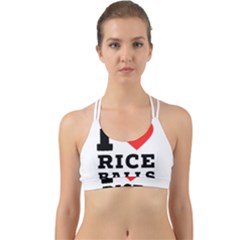 I Love Rice Balls Back Web Sports Bra by ilovewhateva