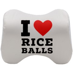 I Love Rice Balls Head Support Cushion by ilovewhateva