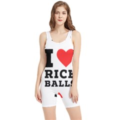 I Love Rice Balls Women s Wrestling Singlet by ilovewhateva