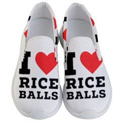 I Love Rice Balls Men s Lightweight Slip Ons by ilovewhateva