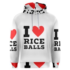 I Love Rice Balls Men s Overhead Hoodie by ilovewhateva