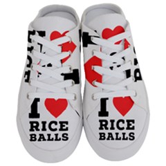 I Love Rice Balls Half Slippers