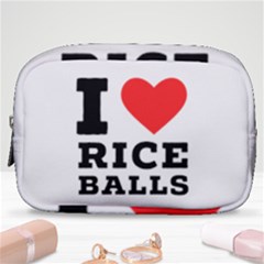 I Love Rice Balls Make Up Pouch (small) by ilovewhateva