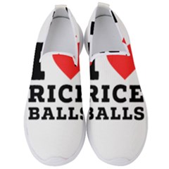 I Love Rice Balls Men s Slip On Sneakers by ilovewhateva