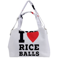 I Love Rice Balls Double Compartment Shoulder Bag by ilovewhateva