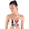 I love rice balls Woven Tie Front Bralet View1