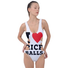 I Love Rice Balls Side Cut Out Swimsuit by ilovewhateva