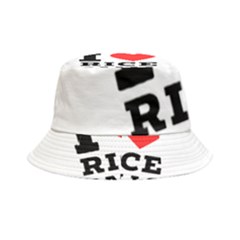 I Love Rice Balls Inside Out Bucket Hat by ilovewhateva