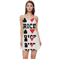 I Love Rice Balls Short Frill Dress by ilovewhateva