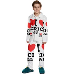 I Love Rice Balls Kids  Long Sleeve Velvet Pajamas Set by ilovewhateva