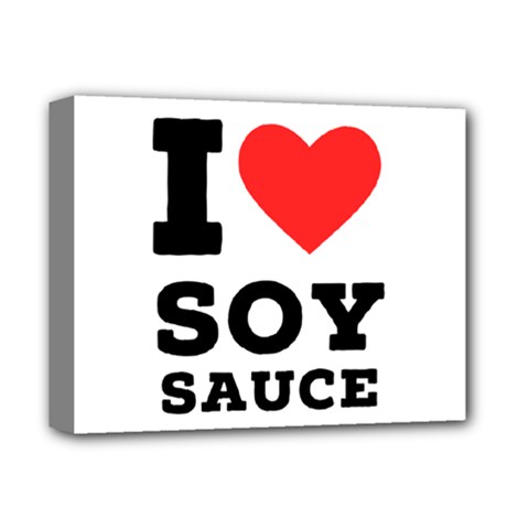 I Love Soy Sauce Deluxe Canvas 14  X 11  (stretched) by ilovewhateva