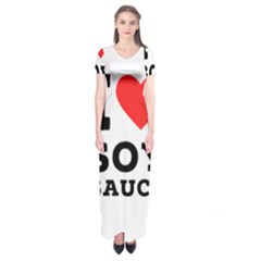 I Love Soy Sauce Short Sleeve Maxi Dress by ilovewhateva