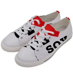 I Love Soy Sauce Men s Low Top Canvas Sneakers by ilovewhateva