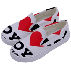 I Love Soy Sauce Kids  Canvas Slip Ons by ilovewhateva