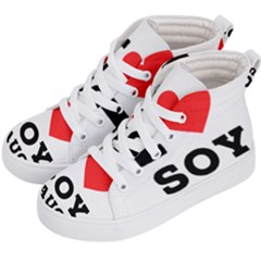 I Love Soy Sauce Kids  Hi-top Skate Sneakers by ilovewhateva