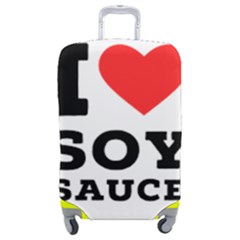 I Love Soy Sauce Luggage Cover (medium) by ilovewhateva