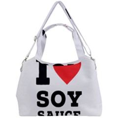 I Love Soy Sauce Double Compartment Shoulder Bag by ilovewhateva