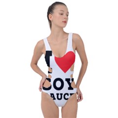 I Love Soy Sauce Side Cut Out Swimsuit by ilovewhateva