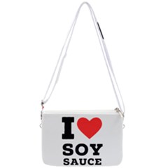 I Love Soy Sauce Double Gusset Crossbody Bag by ilovewhateva