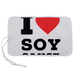 I Love Soy Sauce Pen Storage Case (m) by ilovewhateva