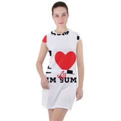 I Love Dim Sum Drawstring Hooded Dress by ilovewhateva