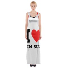 I Love Dim Sum Thigh Split Maxi Dress by ilovewhateva