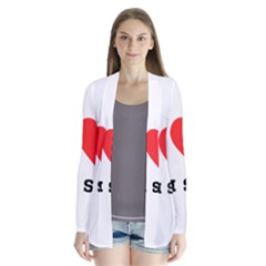 I Love Dim Sum Drape Collar Cardigan by ilovewhateva