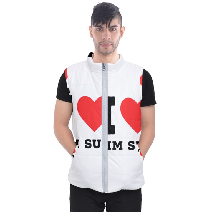 I love dim sum Men s Puffer Vest