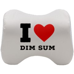 I Love Dim Sum Head Support Cushion by ilovewhateva