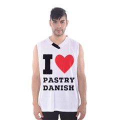 I Love Pastry Danish Men s Basketball Tank Top by ilovewhateva