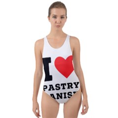 I Love Pastry Danish Cut-out Back One Piece Swimsuit by ilovewhateva