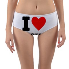 I Love Pastry Danish Reversible Mid-waist Bikini Bottoms by ilovewhateva