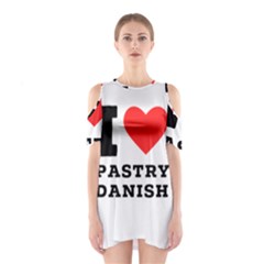 I Love Pastry Danish Shoulder Cutout One Piece Dress by ilovewhateva