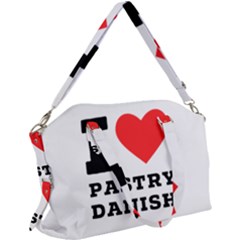 I Love Pastry Danish Canvas Crossbody Bag by ilovewhateva