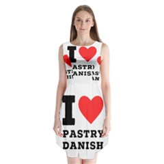 I Love Pastry Danish Sleeveless Chiffon Dress   by ilovewhateva