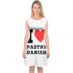 I Love Pastry Danish Capsleeve Midi Dress by ilovewhateva