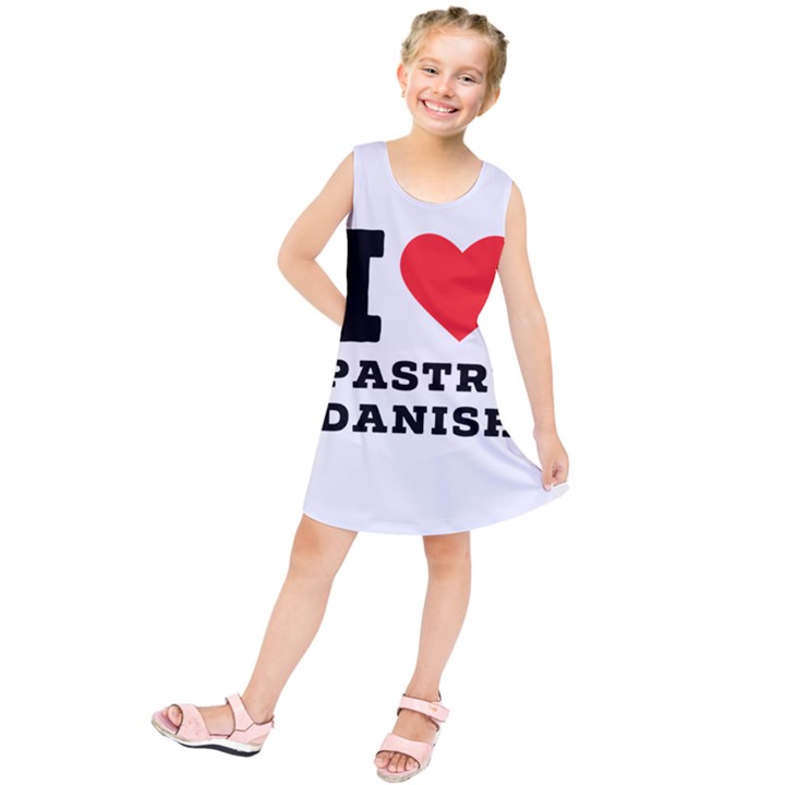 I love pastry danish Kids  Tunic Dress