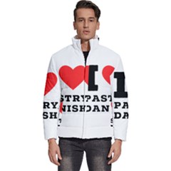 I Love Pastry Danish Men s Puffer Bubble Jacket Coat by ilovewhateva