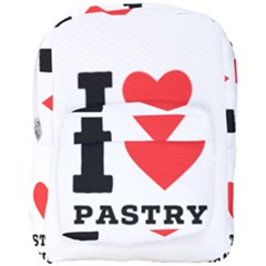 I Love Pastry Danish Full Print Backpack by ilovewhateva