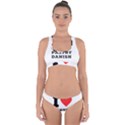 I love pastry danish Cross Back Hipster Bikini Set View1