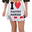 I love pastry danish Fishtail Mini Chiffon Skirt View1