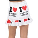 I love pastry danish Fishtail Mini Chiffon Skirt View2