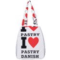 I love pastry danish Center Zip Backpack View1