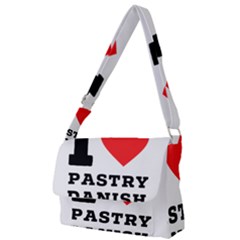 I Love Pastry Danish Full Print Messenger Bag (s) by ilovewhateva