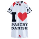 I love pastry danish Kids  Boyleg Half Suit Swimwear View1