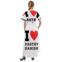 I love pastry danish Front Wrap High Low Dress View2