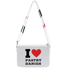 I Love Pastry Danish Double Gusset Crossbody Bag by ilovewhateva